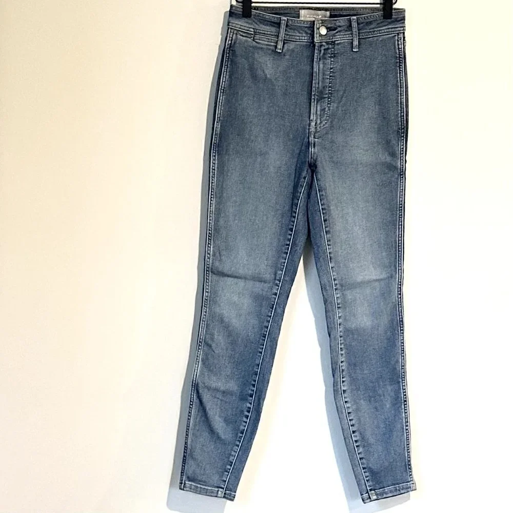 NEW Everlane The Way-High Clean Front Skinny Jean in Blue - Size 27